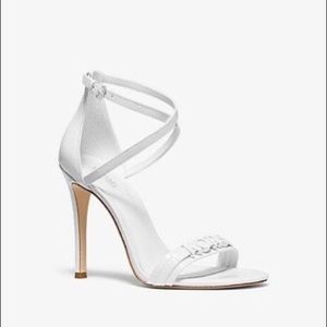 Michael Kors | Shoes | New Michael Kors White Goldie Single Sole Sandal |  Poshmark